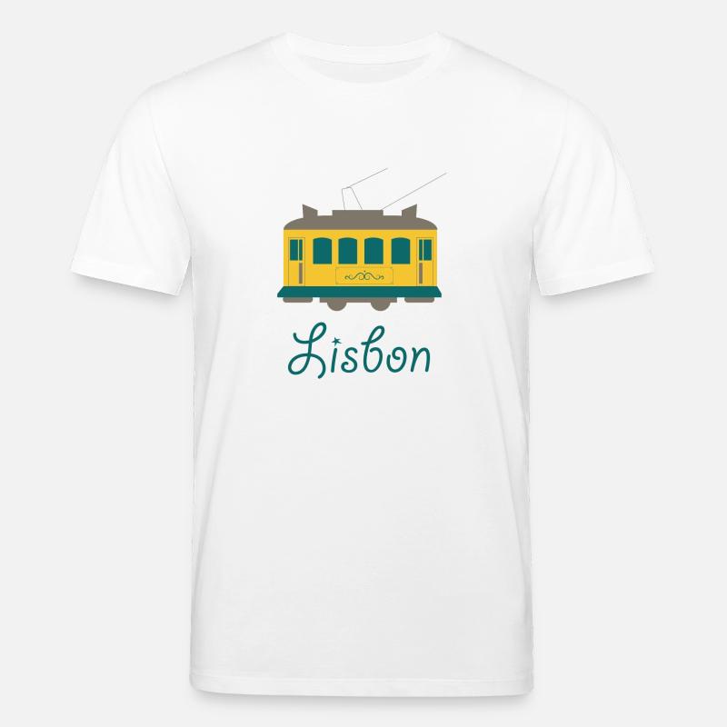 Süßes lissabon Logo Geschenk Idee - Stanley/Stella Unisex Bio-T-Shirt CREATOR  - Weiß