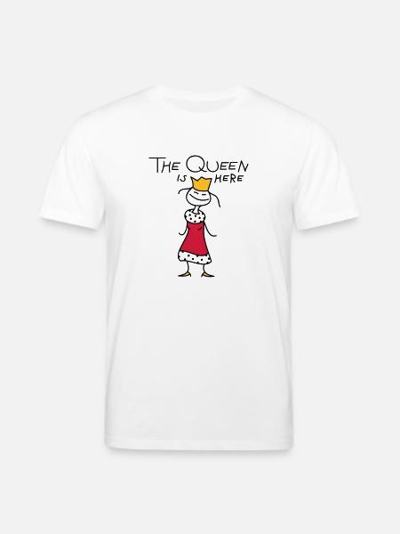 The Queen - Stanley/Stella CREATOR Unisex Organic T-Shirt - white