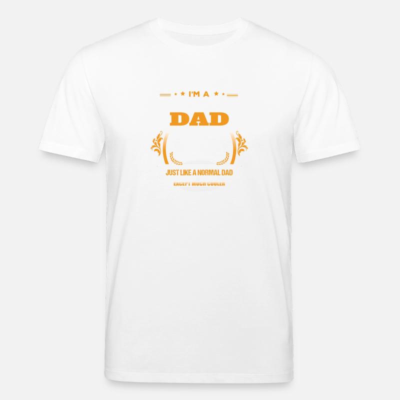 Surfender Vati-Hemd-Geschenk-Idee - Stanley/Stella Unisex Bio-T-Shirt CREATOR  - Weiß