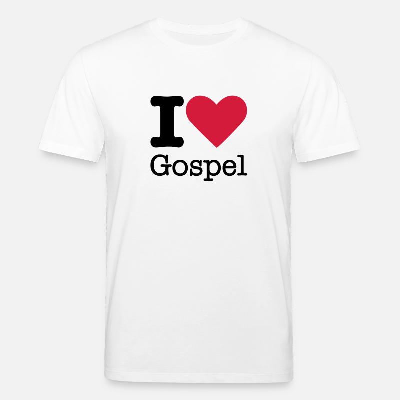 I Love Gospel - Stanley/Stella Unisex Bio-T-Shirt CREATOR  - Weiß