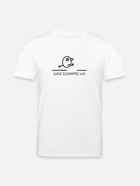 Weitsprung - Das schaffe ich - Stanley/Stella Unisex Bio-T-Shirt CREATOR  - Weiß