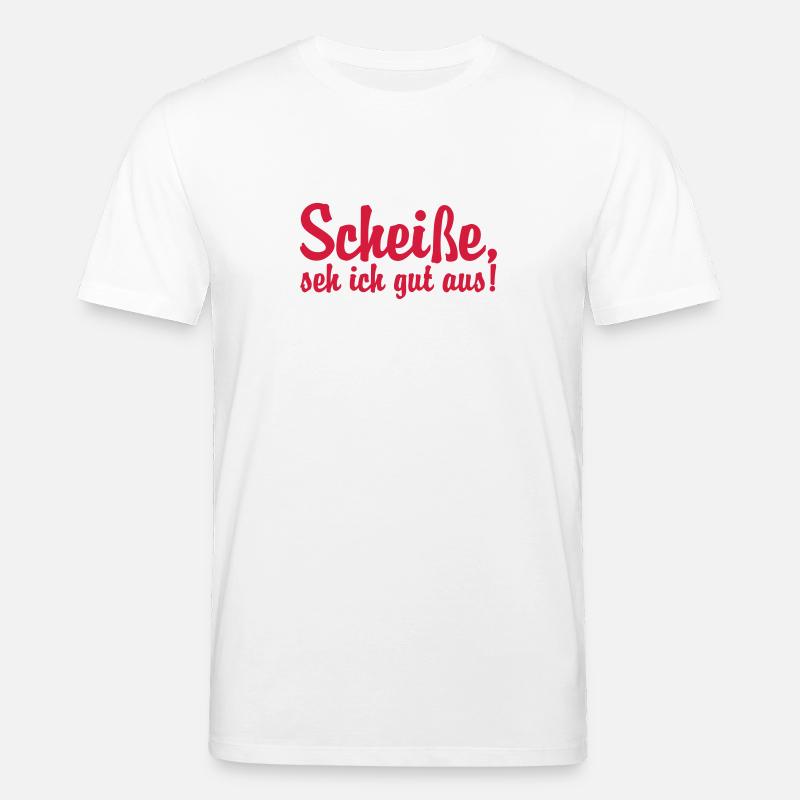 Scheisse seh ich gut aus - T-shirt bio CREATOR Stanley/Stella Unisexe - blanc