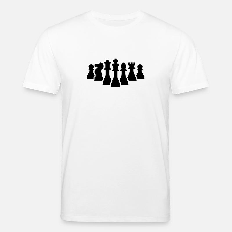 Échecs - T-shirt bio CREATOR Stanley/Stella Unisexe - blanc