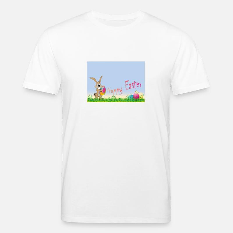 Frohe Ostern - Stanley/Stella Unisex Bio-T-Shirt CREATOR  - Weiß