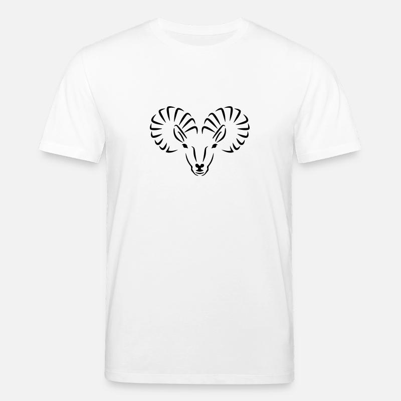 Steinbock - Stanley/Stella Unisex Bio-T-Shirt CREATOR  - Weiß