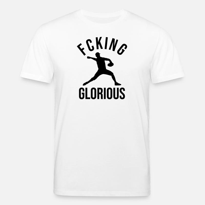 Baseball Pitcher Design Geschenk - Stanley/Stella Unisex Bio-T-Shirt CREATOR  - Weiß