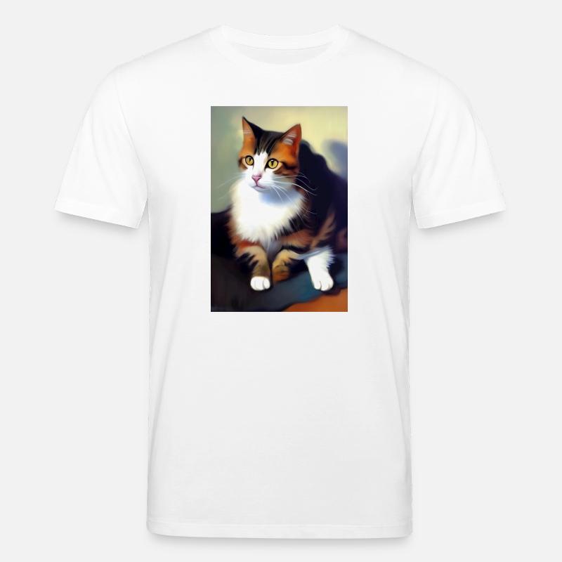 Image du chat - T-shirt bio CREATOR Stanley/Stella Unisexe - blanc
