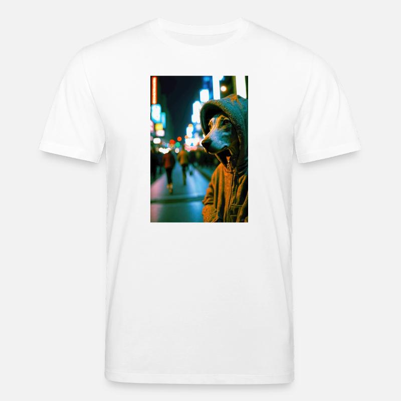 Cyrano auf der Straße 01 - Stanley/Stella Unisex Bio-T-Shirt CREATOR  - Weiß