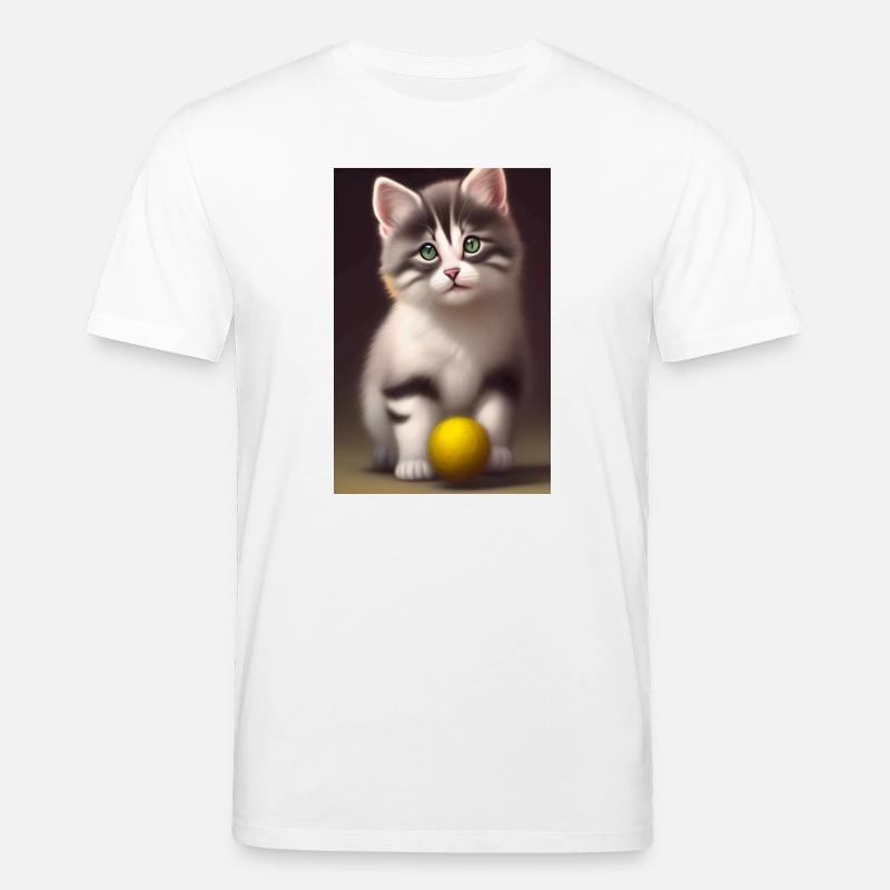 Baby Katze - Stanley/Stella Unisex Bio-T-Shirt CREATOR  - Weiß