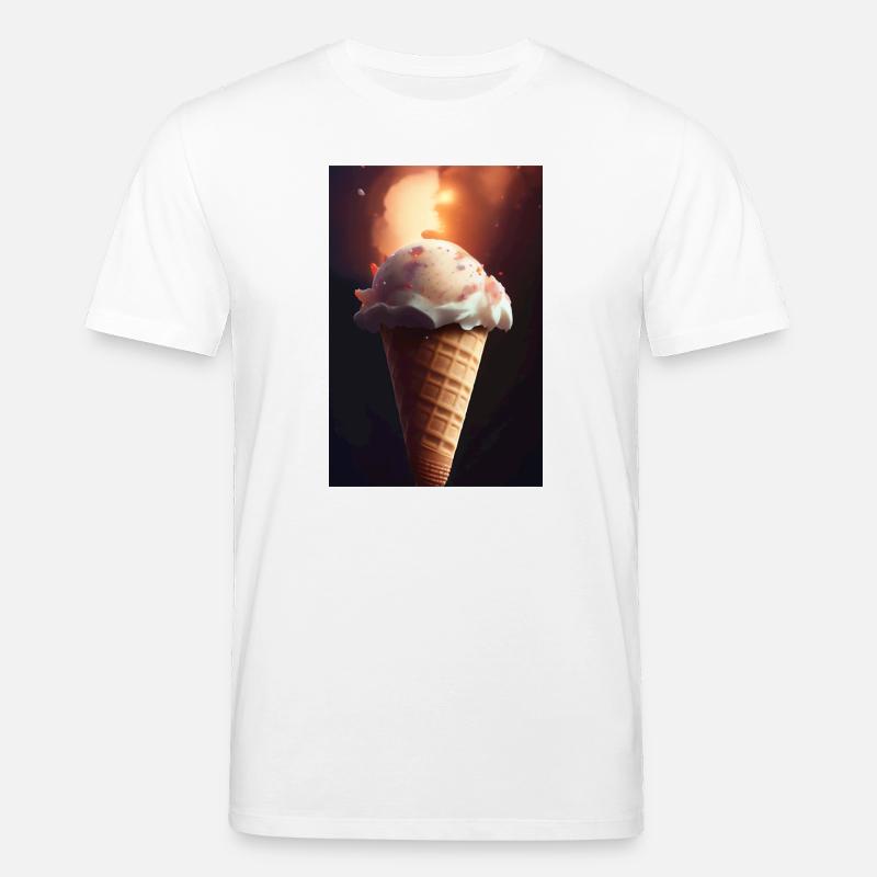 Eiscreme - Stanley/Stella Unisex Bio-T-Shirt CREATOR  - Weiß