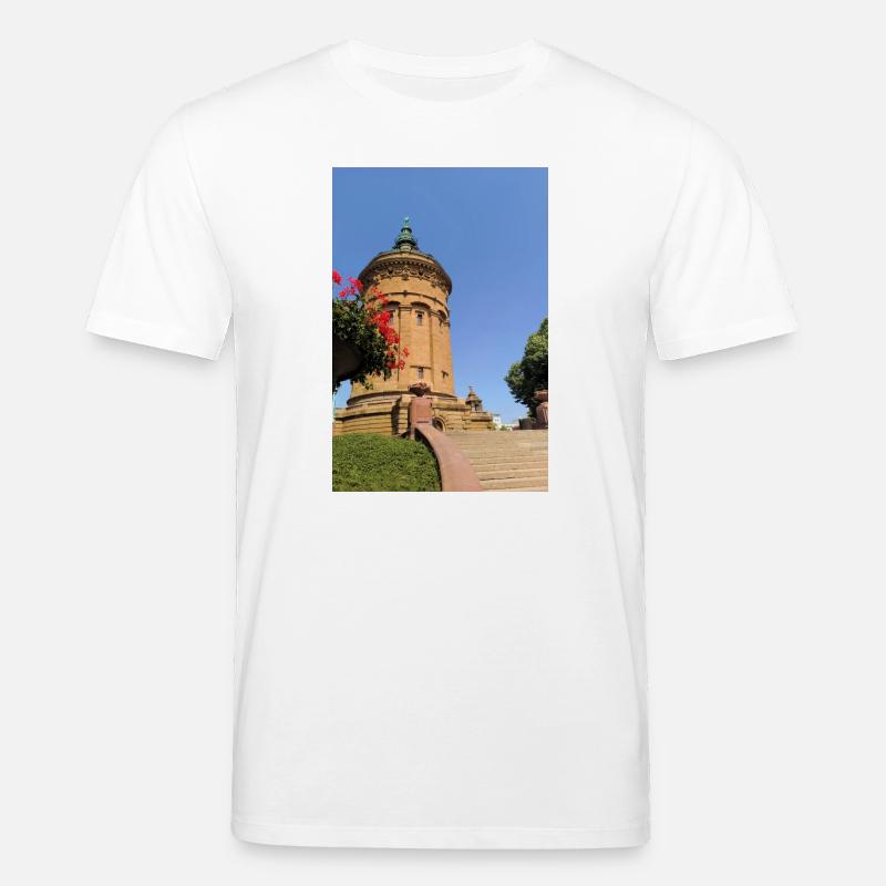 WASSERTURM MANNHEIM - Stanley/Stella Unisex Bio-T-Shirt CREATOR  - Weiß