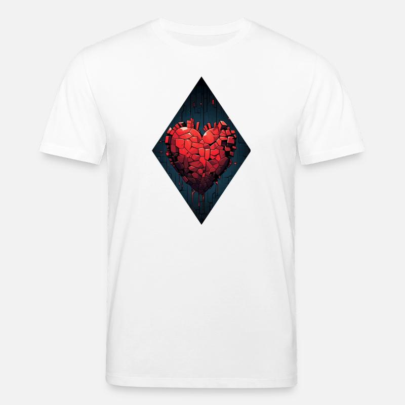 Wiedergeburt eines Herzens - Stanley/Stella Unisex Bio-T-Shirt CREATOR - Weiß