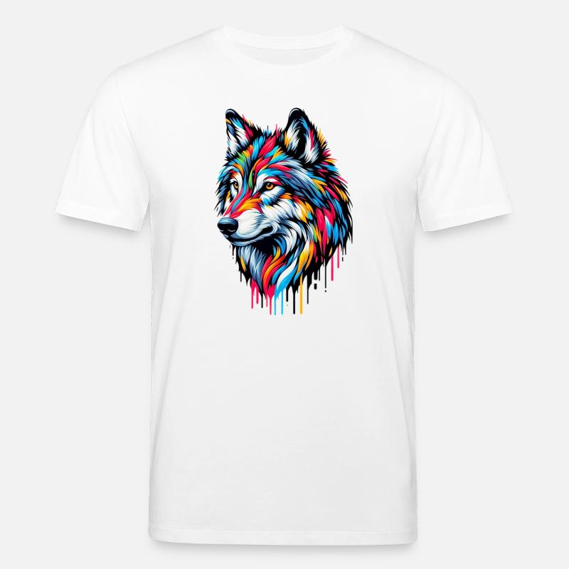 Wolf - Stanley/Stella Unisex Bio-T-Shirt CREATOR  - Weiß