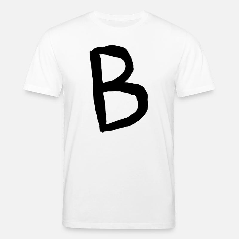 Buchstaben B - Stanley/Stella Unisex Bio-T-Shirt CREATOR  - Weiß