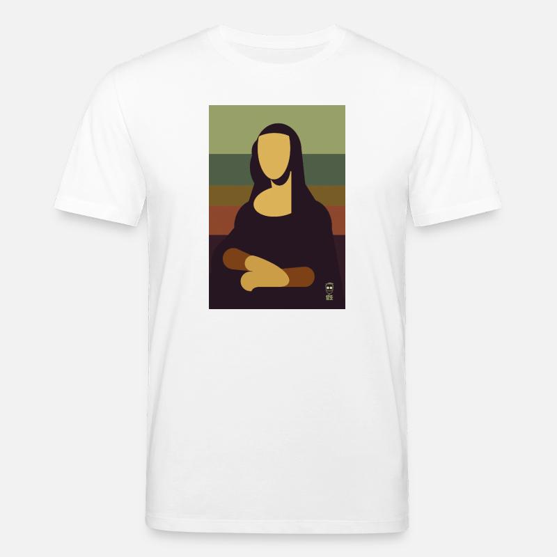 Mona Lisa - T-shirt bio CREATOR Stanley/Stella Unisexe - blanc