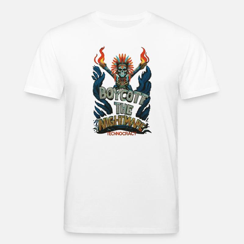 NIGHTMARE - Stanley/Stella Unisex Bio-T-Shirt CREATOR  - Weiß