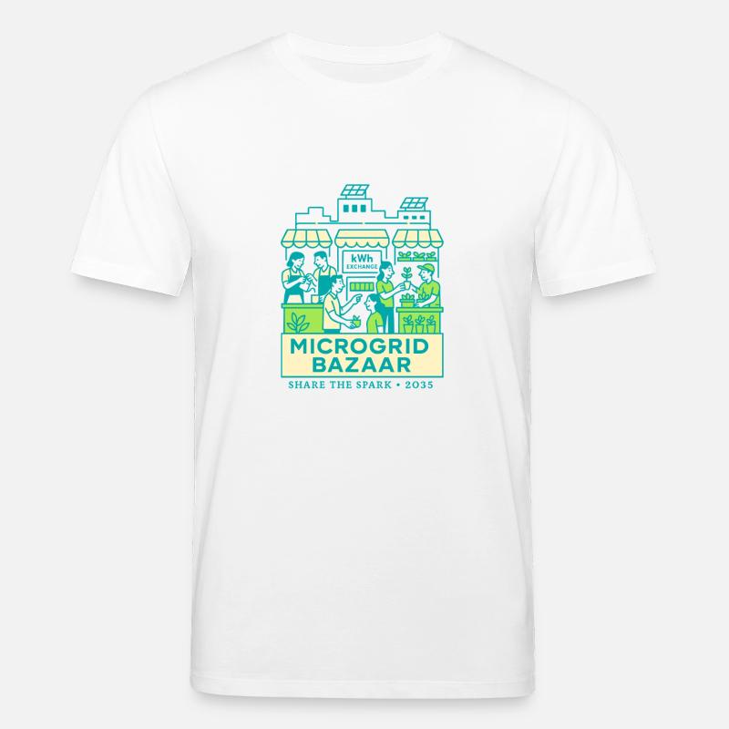 Microgrid Bazaar - Stanley/Stella Unisex Bio-T-Shirt CREATOR  - Weiß