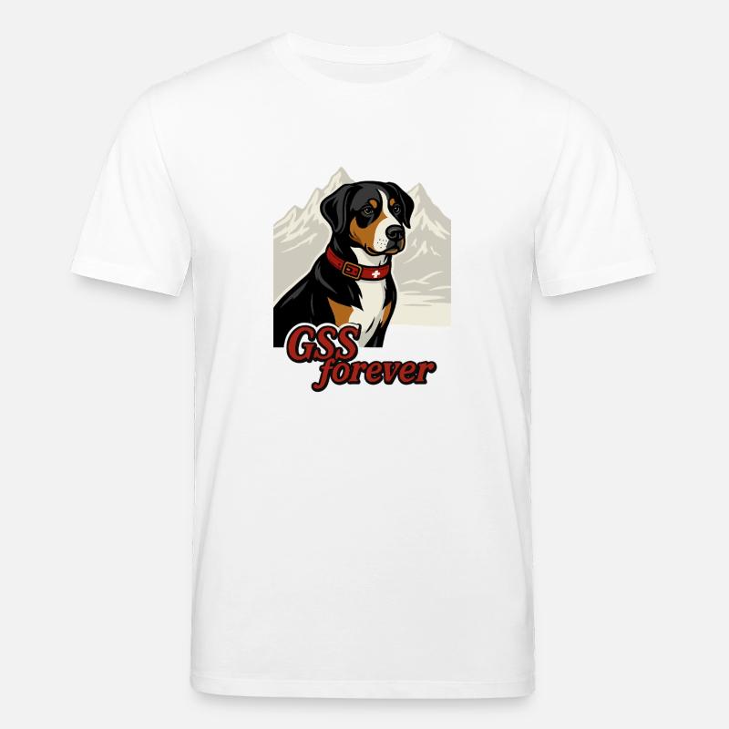 GSS forever Mountain - Stanley/Stella Unisex Bio-T-Shirt CREATOR  - Weiß