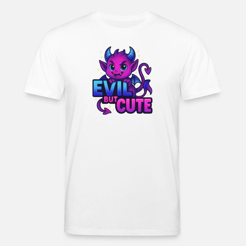 Böse? Nur mit Sternchen. – Magischer Dämon - Stanley/Stella Unisex Bio-T-Shirt CREATOR  - Weiß