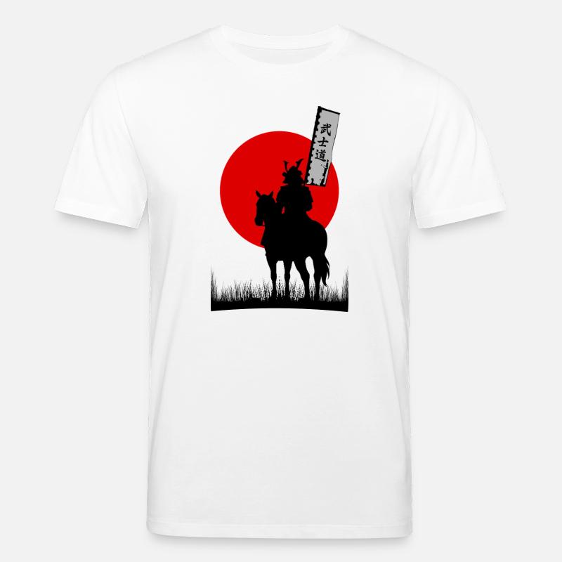 BUSHIDO, SAMURAI-KRIEGER-CODE | 8K SAUBERE SILHOUTTE - Stanley/Stella Unisex Bio-T-Shirt CREATOR  - Weiß