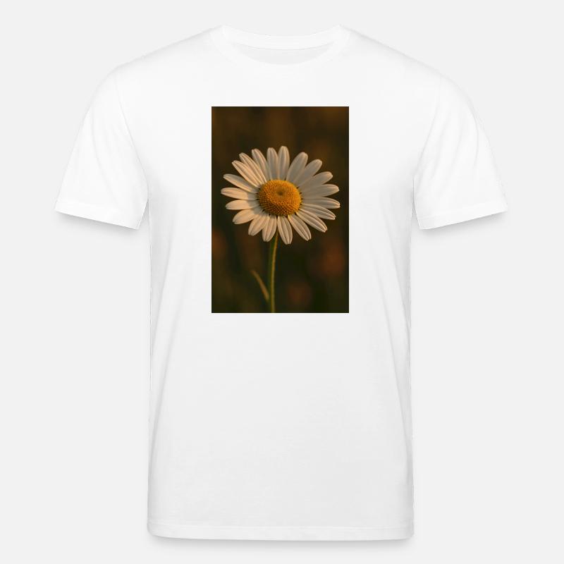 Natur - Blumen - Gänseblümchen - Stanley/Stella Unisex Bio-T-Shirt CREATOR  - Weiß