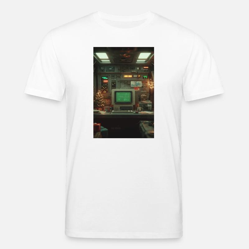Retro Computerkonsole Holiday Glow - Stanley/Stella Unisex Bio-T-Shirt CREATOR  - Weiß