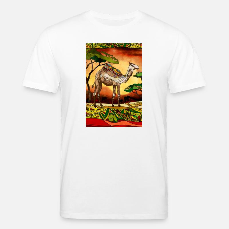 Kamel - Stanley/Stella Unisex Bio-T-Shirt CREATOR  - Weiß