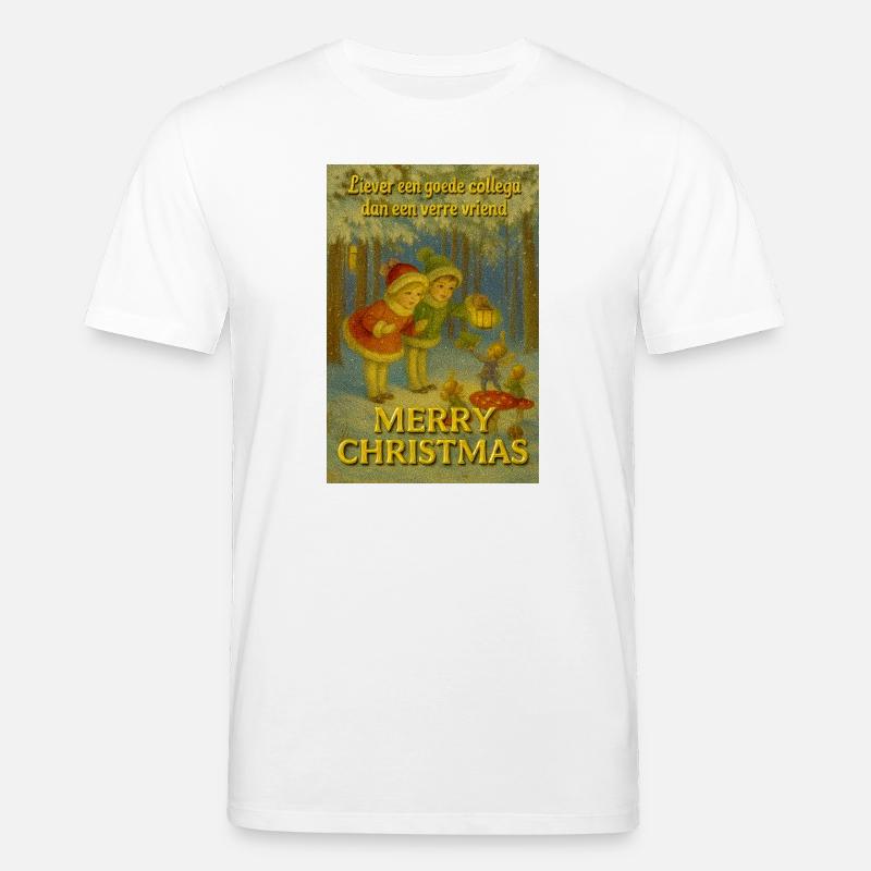 Weihnachtskollektion: Freundschaft über Distanz - Stanley/Stella Unisex Bio-T-Shirt CREATOR  - Weiß