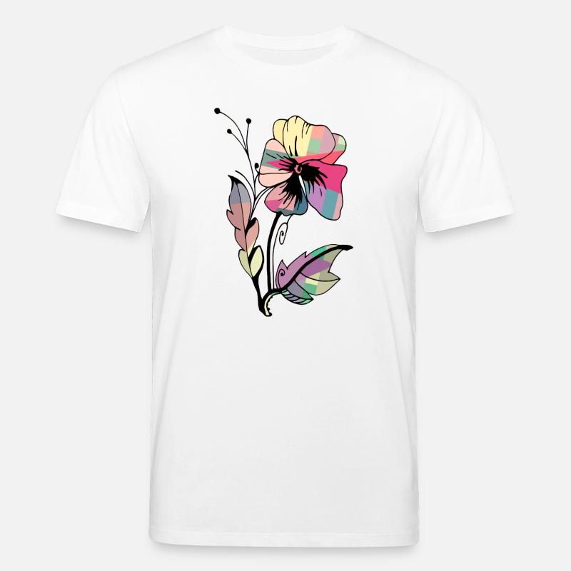 Blume - Stanley/Stella Unisex Bio-T-Shirt CREATOR  - Weiß