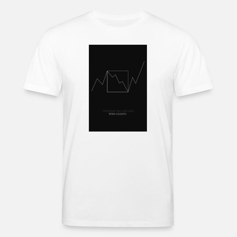 Temporary Decline Long-Term Growth  - Stanley/Stella Unisex Bio-T-Shirt CREATOR  - Weiß