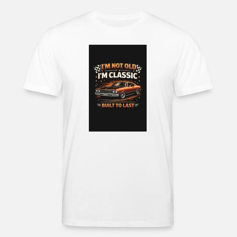Old School Classic construit pour durer - T-shirt bio CREATOR Stanley/Stella Unisexe - blanc