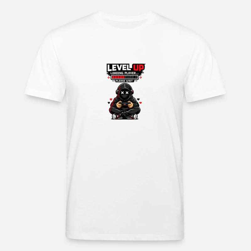 Level Up Pixel Hero lädt - Stanley/Stella Unisex Bio-T-Shirt CREATOR  - Weiß