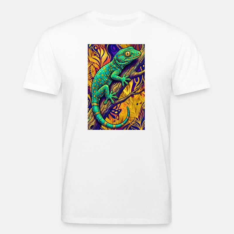 Gecko - Stanley/Stella Unisex Bio-T-Shirt CREATOR - Weiß