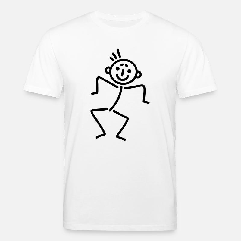 Strichmännchen lässig - Stanley/Stella Unisex Bio-T-Shirt CREATOR  - Weiß