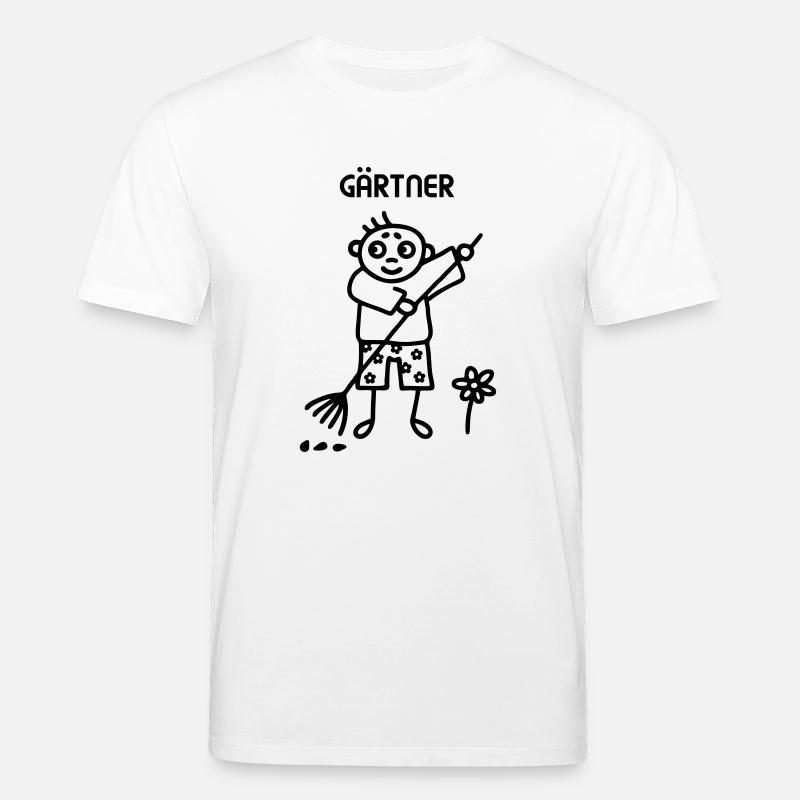 Gärtner - Gartenarbeit - Stanley/Stella Unisex Bio-T-Shirt CREATOR  - Weiß