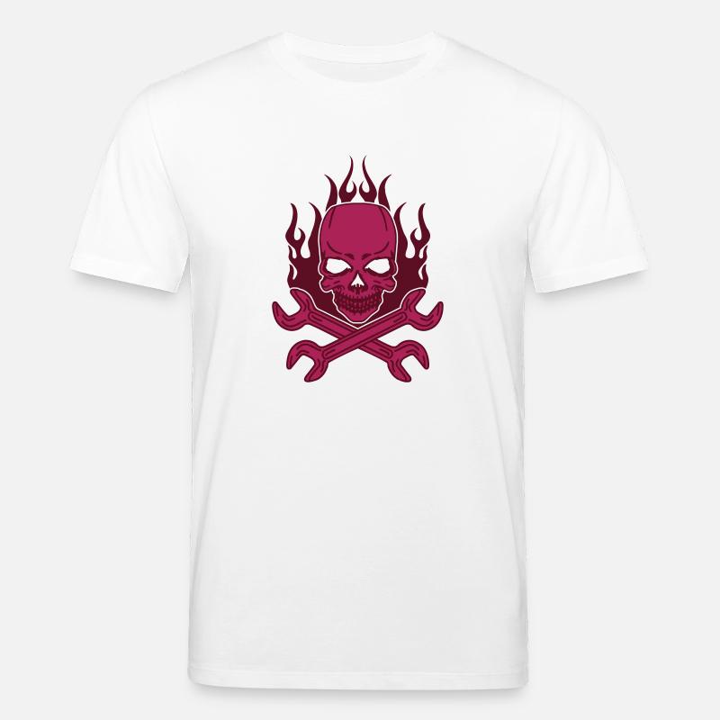 Tuning Skull - Stanley/Stella Unisex Bio-T-Shirt CREATOR  - Weiß