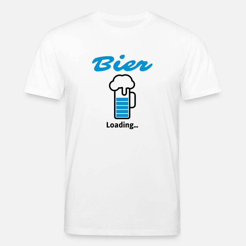 Bier Loading... - Stanley/Stella Unisex Bio-T-Shirt CREATOR  - Weiß