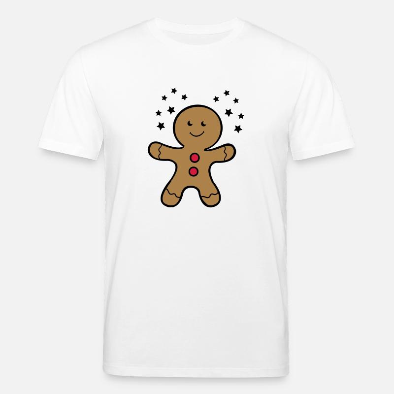 lebkuchenmann_2 - T-shirt bio CREATOR Stanley/Stella Unisexe - blanc