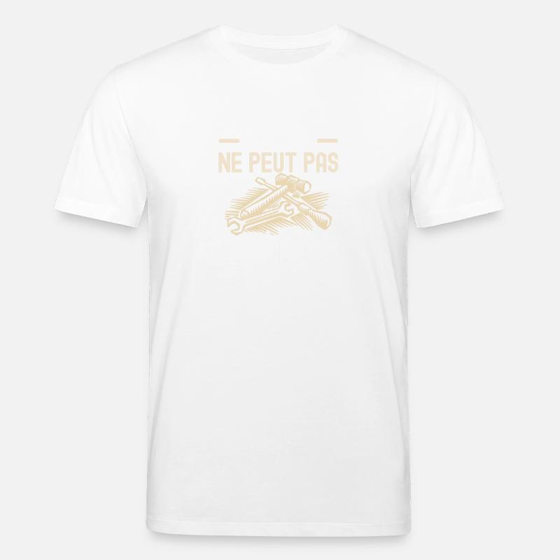 Papa bricoleur - T-shirt bio CREATOR Stanley/Stella Unisexe - blanc