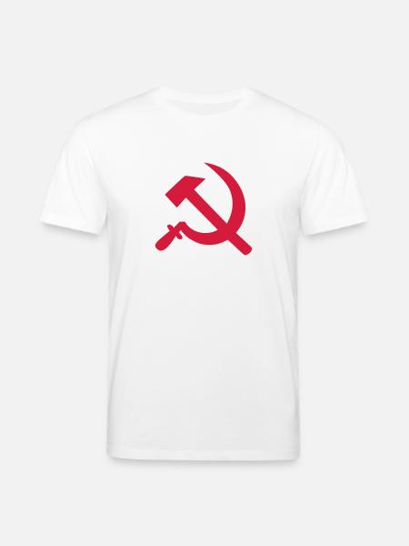 Hammer und Sichel - Stanley/Stella Unisex Bio-T-Shirt CREATOR  - Weiß