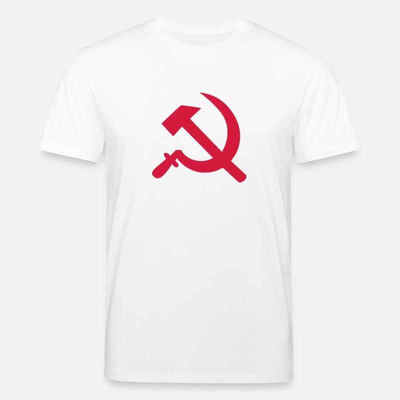 Hammer and sickle - Stanley/Stella CREATOR Unisex Organic T-Shirt - white