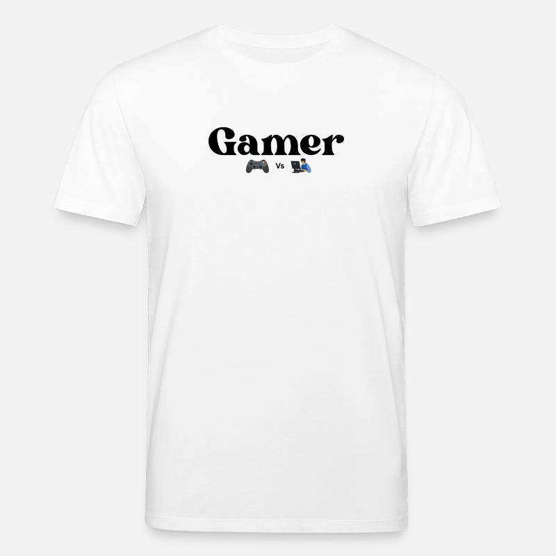 Controller VS PC - Stanley/Stella CREATOR Unisex Organic T-Shirt - white