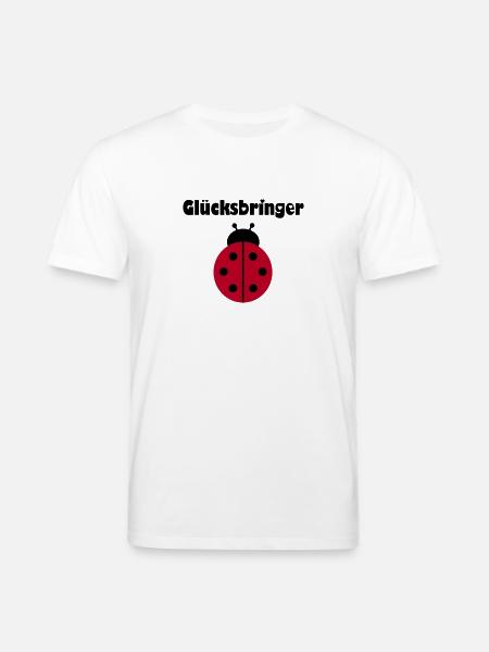 Marienkäfer - Stanley/Stella Unisex Bio-T-Shirt CREATOR - Weiß