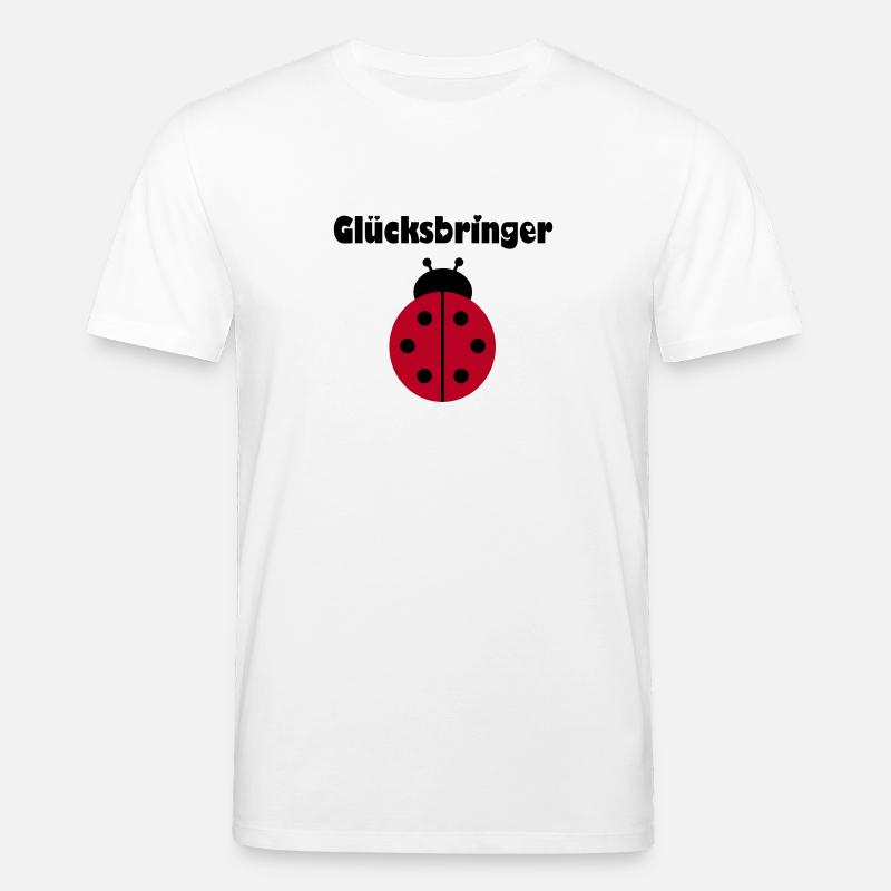 Marienkäfer - Stanley/Stella Unisex Bio-T-Shirt CREATOR  - Weiß