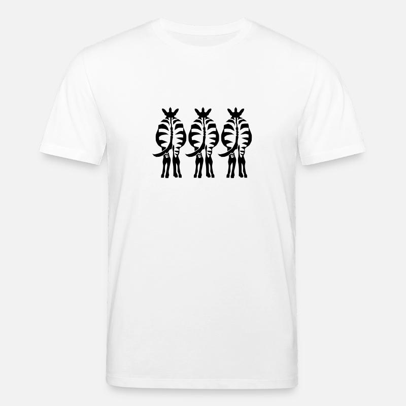 Zebra - Stanley/Stella Unisex Bio-T-Shirt CREATOR  - Weiß