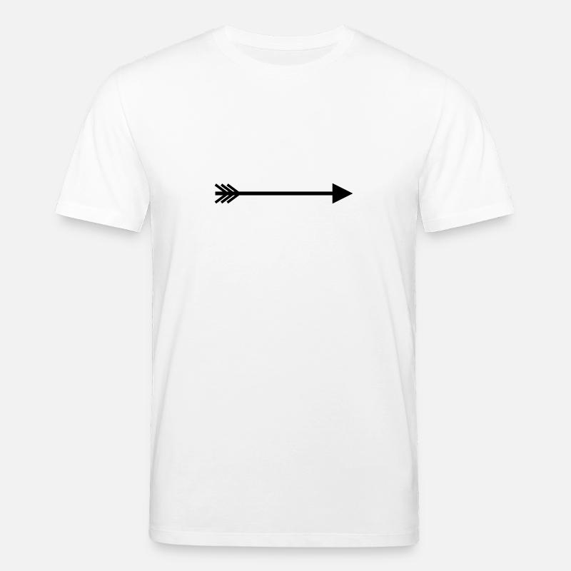 Pfeil rechts - Stanley/Stella Unisex Bio-T-Shirt CREATOR  - Weiß