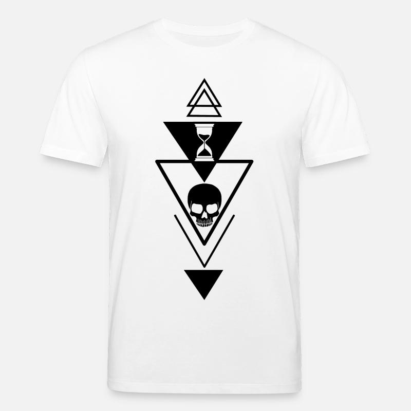 Der Lauf der Zeit (Schwarz) - Stanley/Stella Unisex Bio-T-Shirt CREATOR  - Weiß