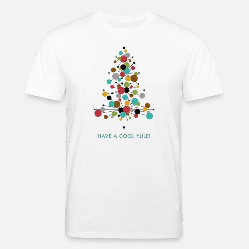 Have a Cool Yule! – Retro Weihnachtsdesign - Stanley/Stella Unisex Bio-T-Shirt CREATOR  - Weiß
