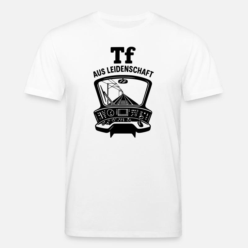 Triebfahrzeugführer Leidenschaft Lokführer - Stanley/Stella Unisex Bio-T-Shirt CREATOR  - Weiß