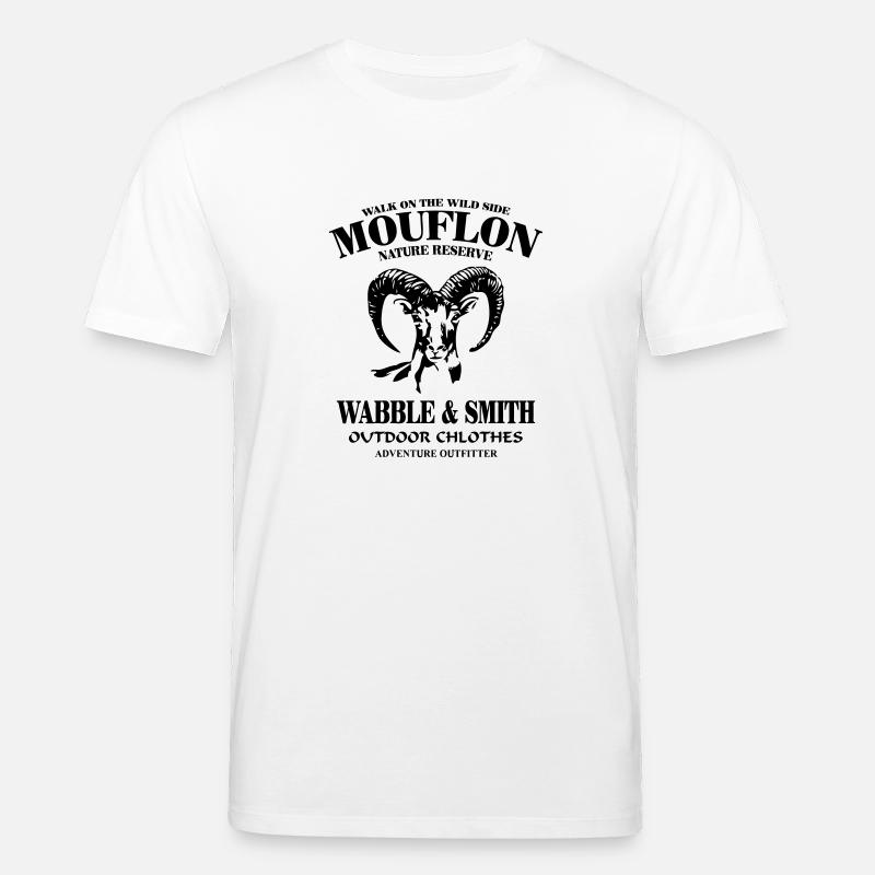 Mouflon - T-shirt bio CREATOR Stanley/Stella Unisexe - blanc